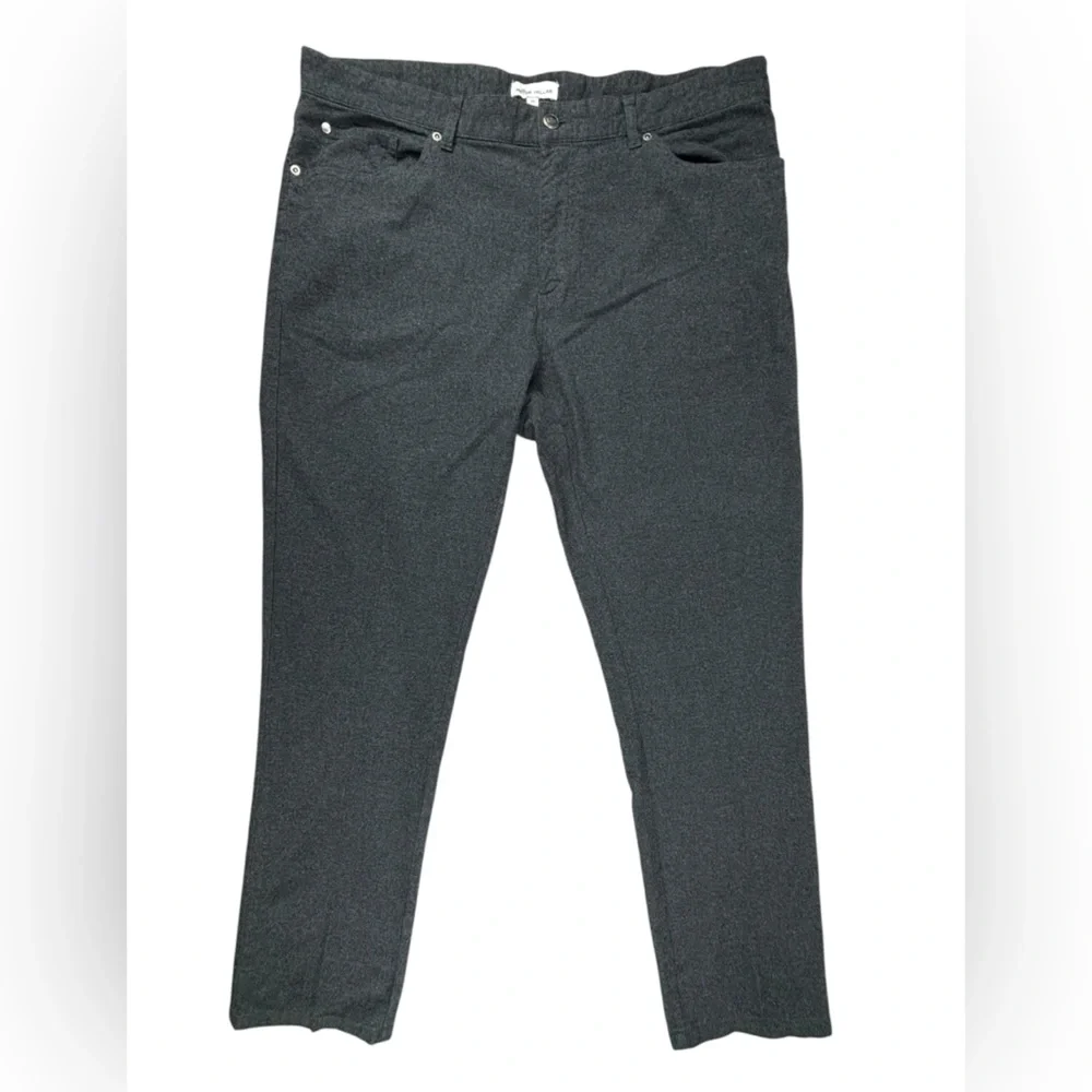 Peter Millar- Mountainside Flannel 5 Pocket Pants- Charcoal- 36- Like‎ New!!!